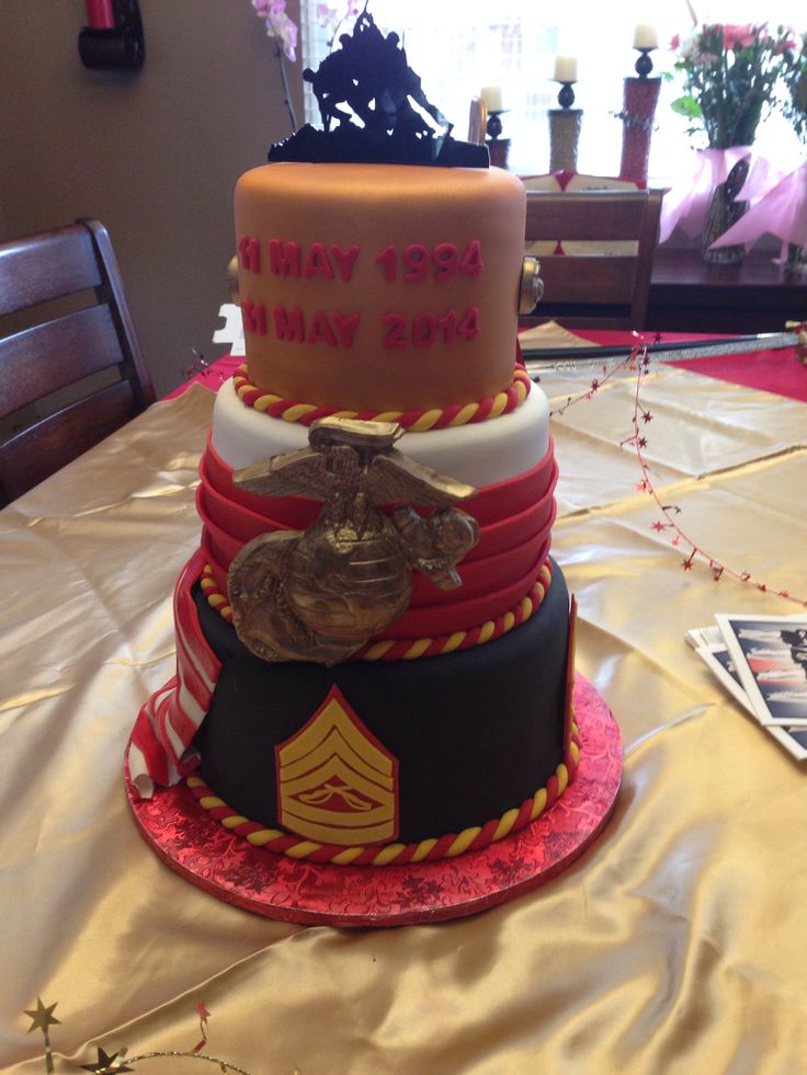 Military Retirement Cake