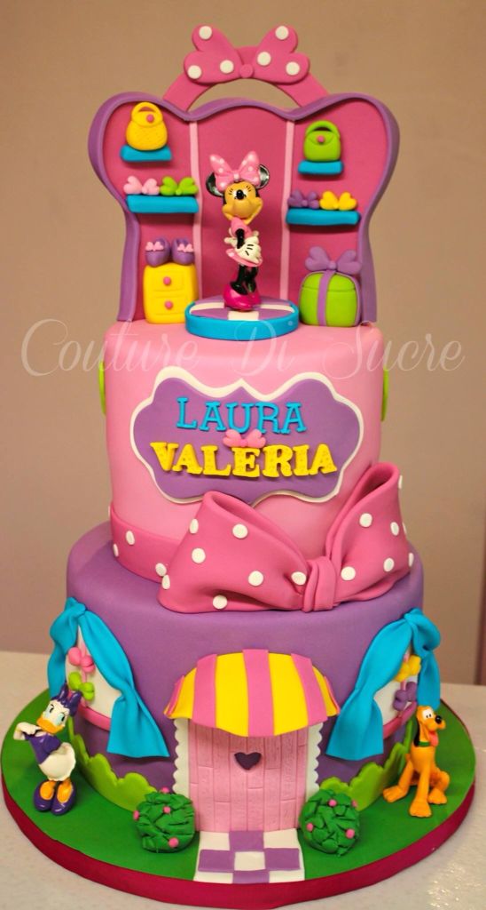 Minnie Mouse Boutique Birthday Cakes Minnie Mouse Boutique Birthday Cakes