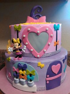 Minnie Mouse Bowtique Birthday Cake Minnie Mouse Bowtique Birthday Cake