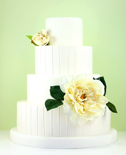 Modern Fondant Wedding Cake