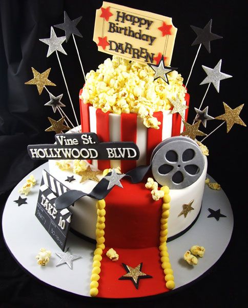 Movie Themed Birthday Cake Movie Themed Birthday Cake