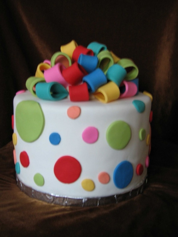 Multi Colored Cake