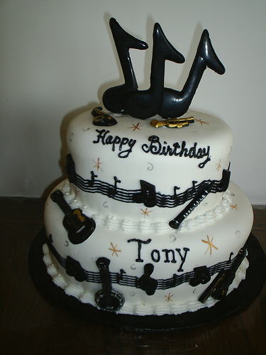 Music Birthday Cake Music Birthday Cake