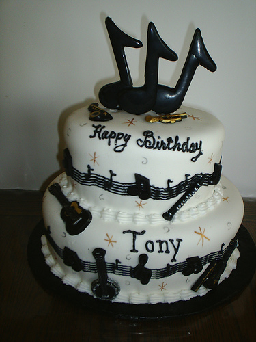 Music Birthday Cake