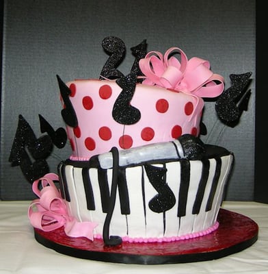 Music Theme Birthday Cake Music Theme Birthday Cake