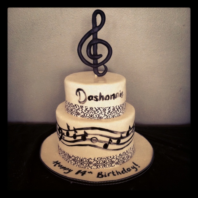 Music Themed Birthday Cake Ideas