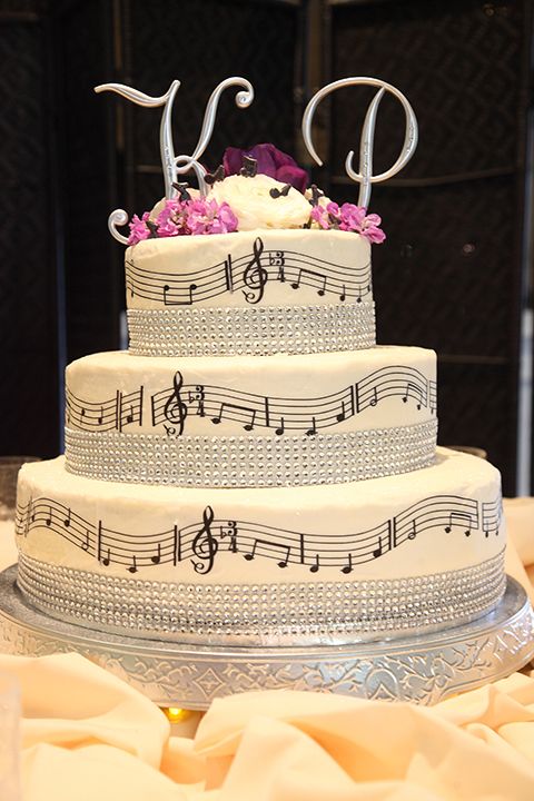 Music Themed Wedding Cake Ideas