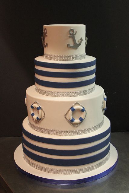 Nautical Baby Shower Cake Nautical Baby Shower Cake