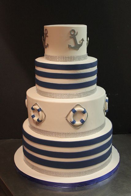 Nautical Baby Shower Cake