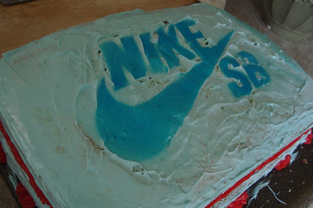 Nike Swoosh Birthday Cakes