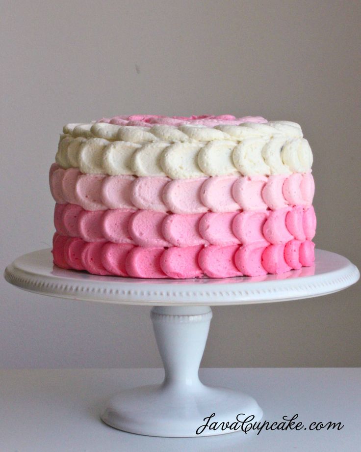 Ombre Petal Cake