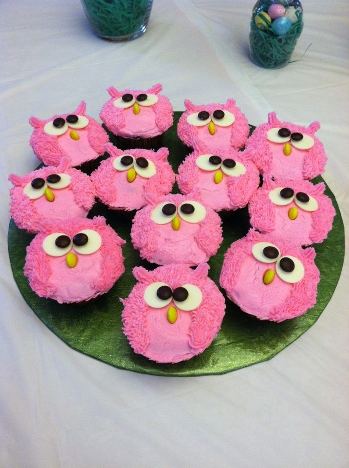 Owl Baby Shower Cupcakes Owl Baby Shower Cupcakes