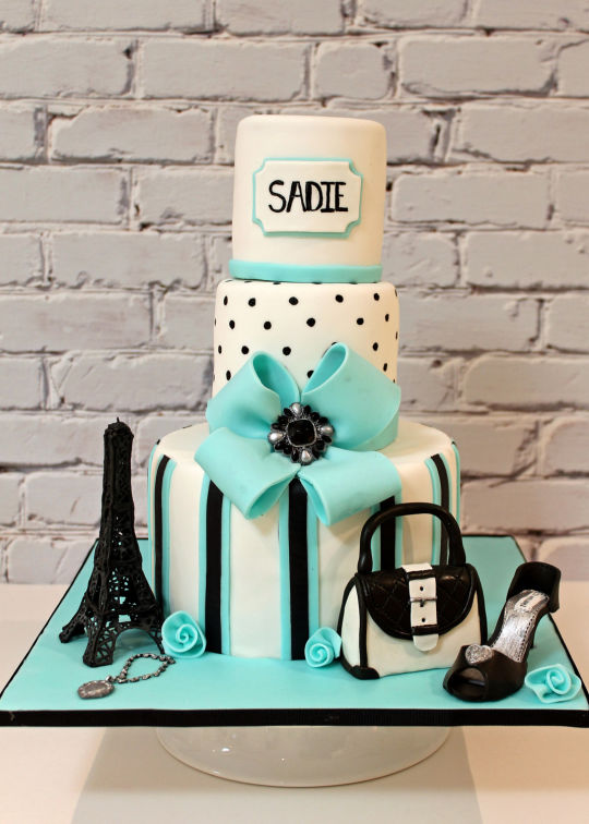 Paris Birthday Cake Paris Birthday Cake