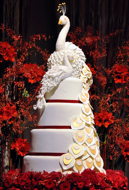 Peacock Wedding Cake Ideas