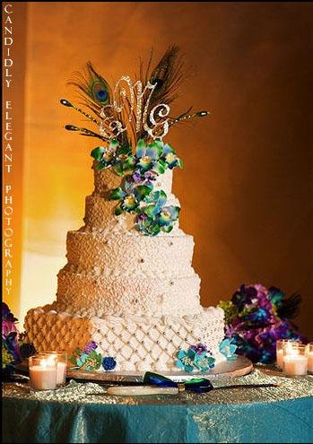 Peacock Wedding Cake