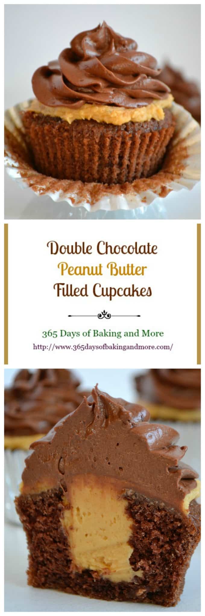 Peanut Butter Filled Cupcake