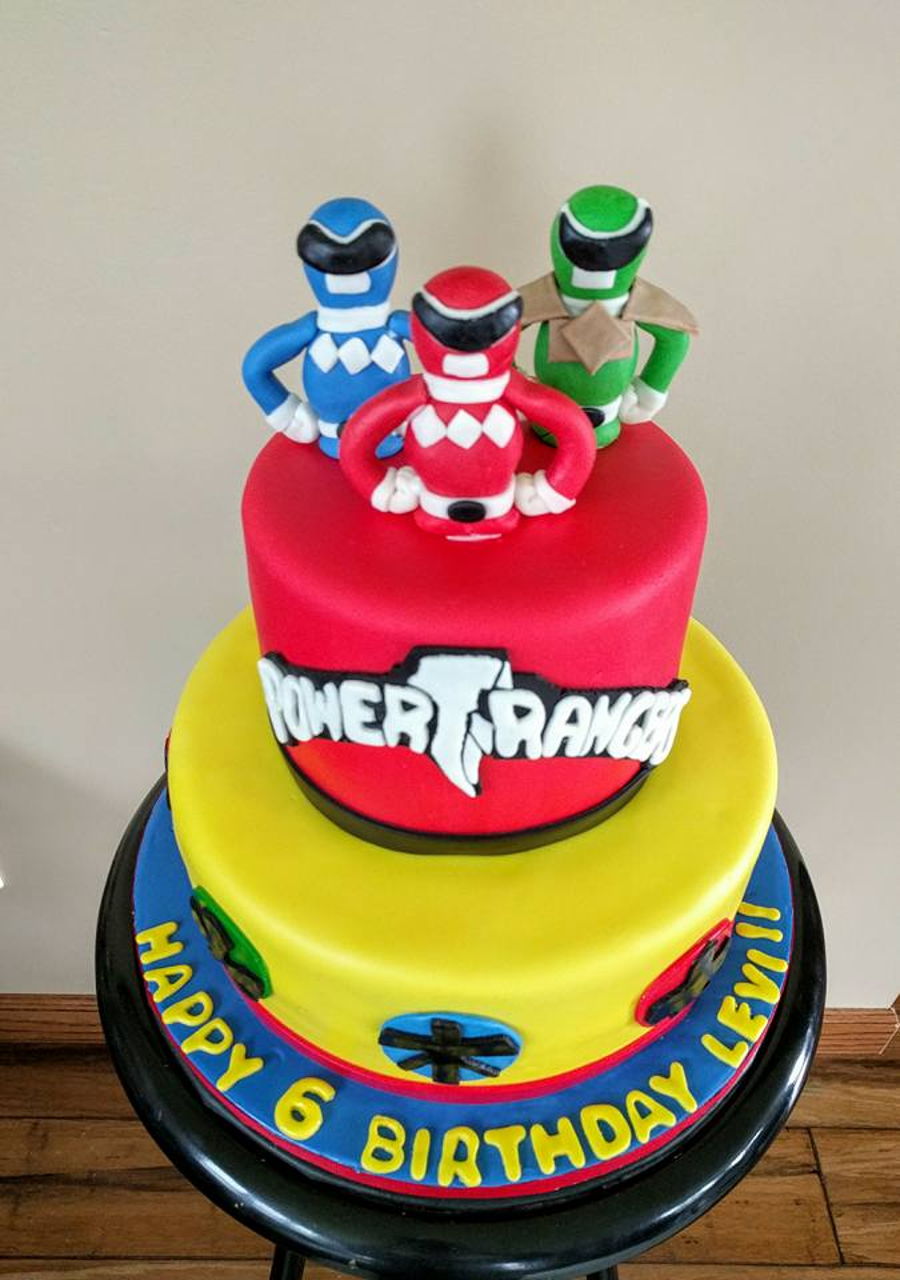Power Ranger Birthday Cake Ideas