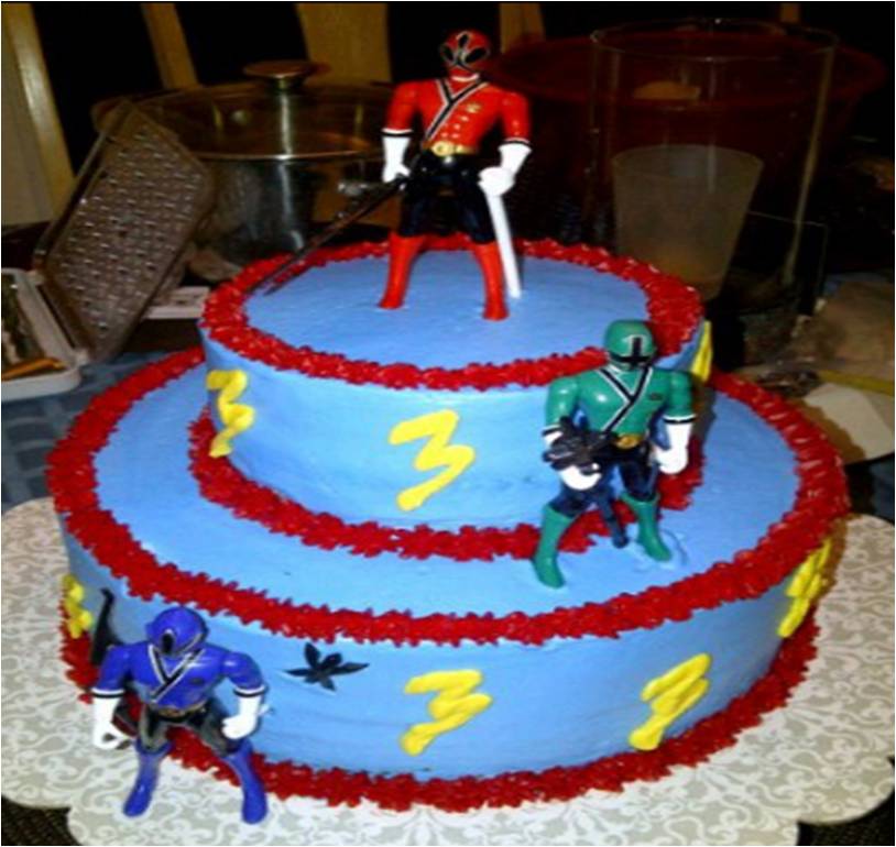 Power Rangers Cake