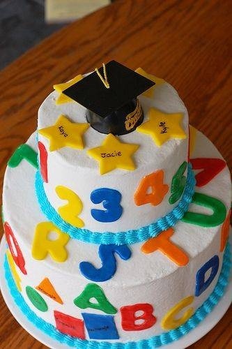 Preschool Graduation Cake Preschool Graduation Cake