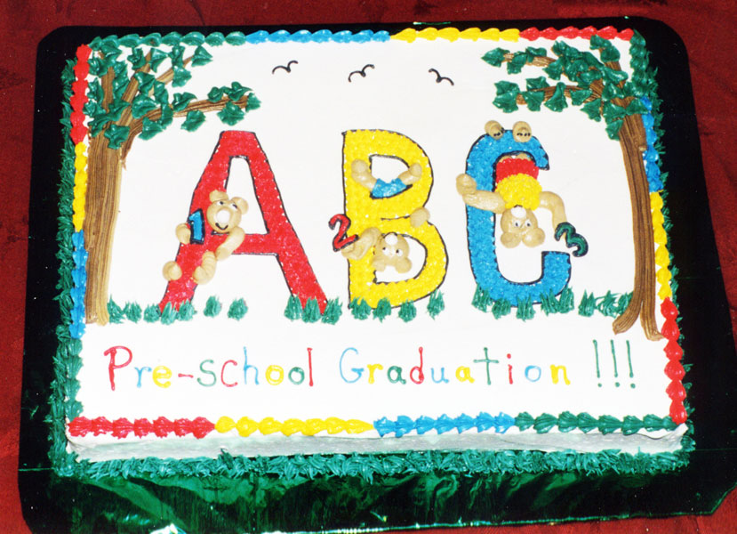 Preschool Graduation Sheet Cakes