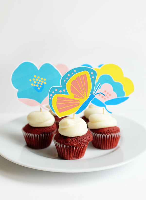 Printable Cupcake Picks