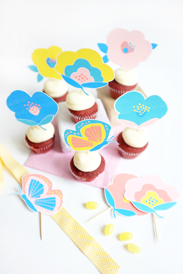 Printable Cupcake Toppers