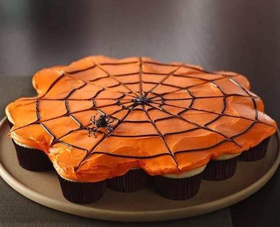 Pull Apart Halloween Cupcakes