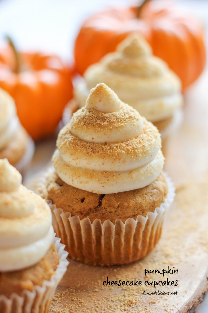 Pumpkin Cheesecake Cupcakes