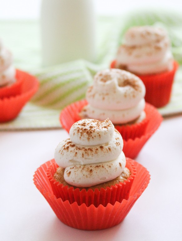 Pumpkin Cupcakes with Cream Cheese Frosting