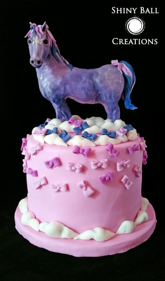 Purple My Little Pony Cake