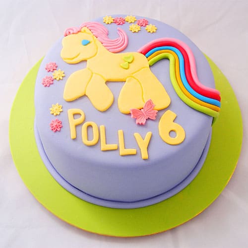 Purple My Little Pony Cake