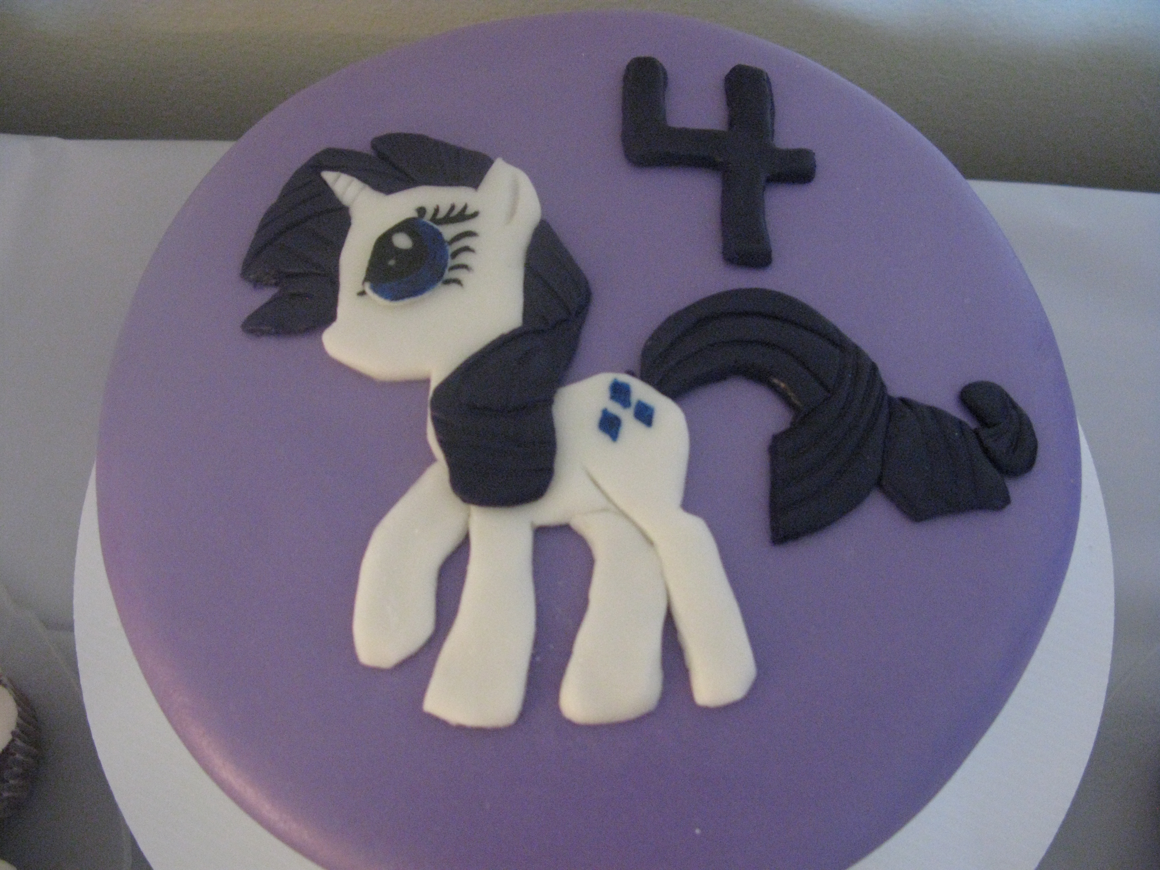 Rarity My Little Pony Birthday Cake
