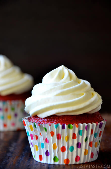Red Velvet Cupcakes with Cream Cheese Icing