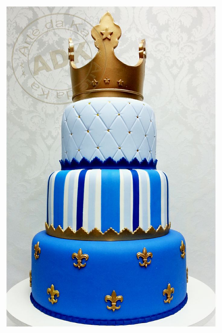 Royal Prince Birthday Cake