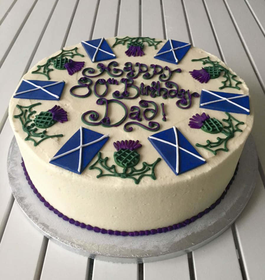 Scottish Birthday Cake