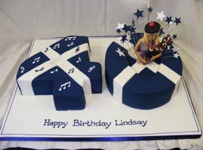 Scottish Theme Birthday Cakes