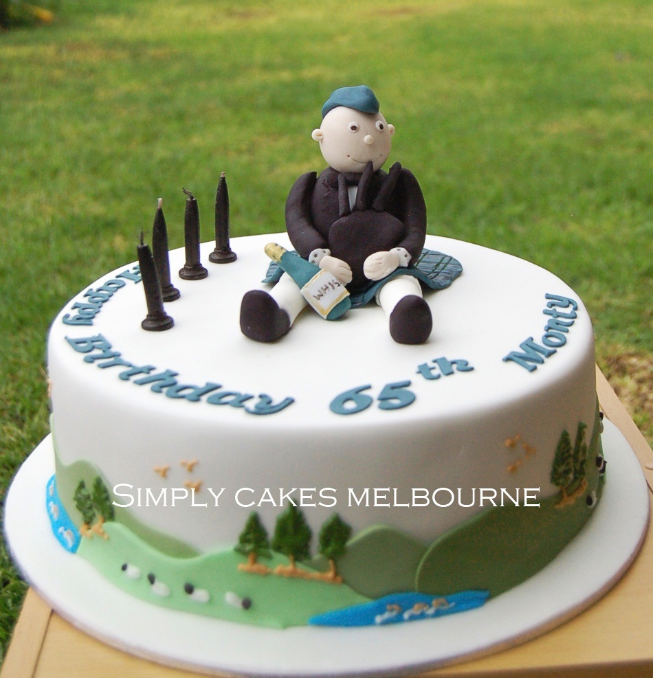 Scottish Themed Birthday Cakes Scottish Themed Birthday Cakes