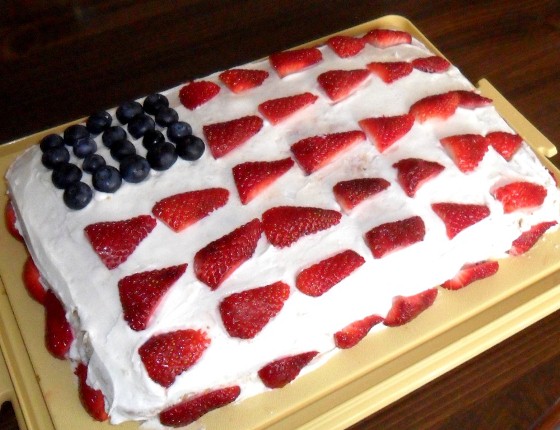 Simple Fourth of July Cakes