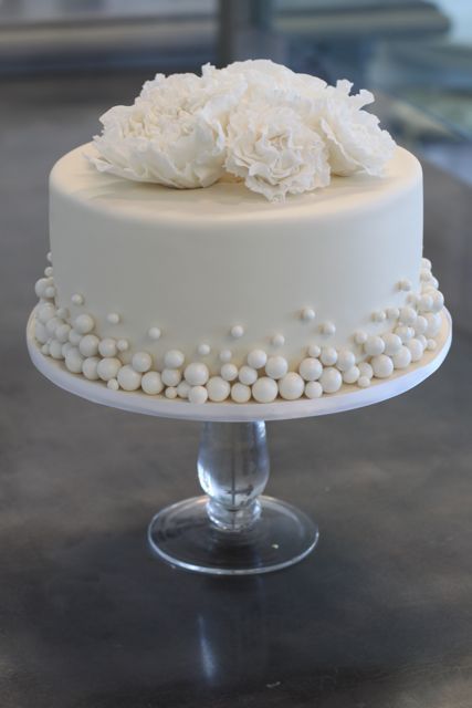 Single Layer Wedding Cake