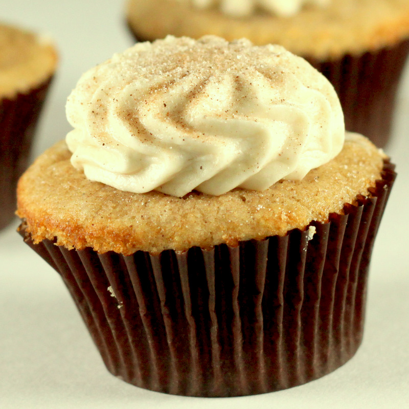 Snickerdoodle Cupcakes with Cinnamon Frosting