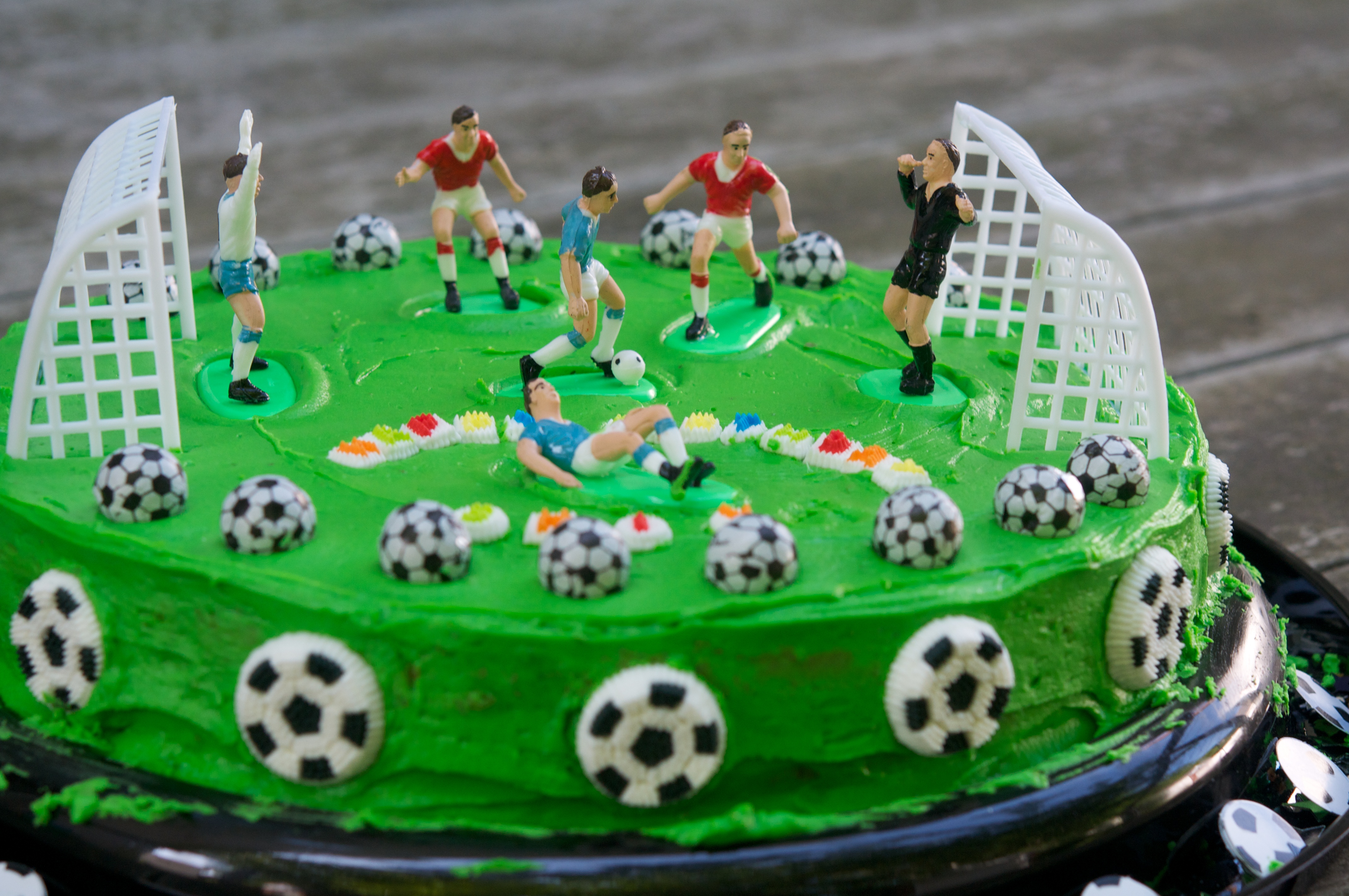 Soccer Birthday Party Cake