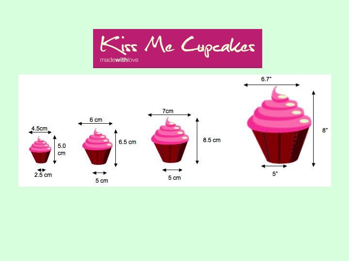 Standard Cupcake Size Standard Cupcake Size