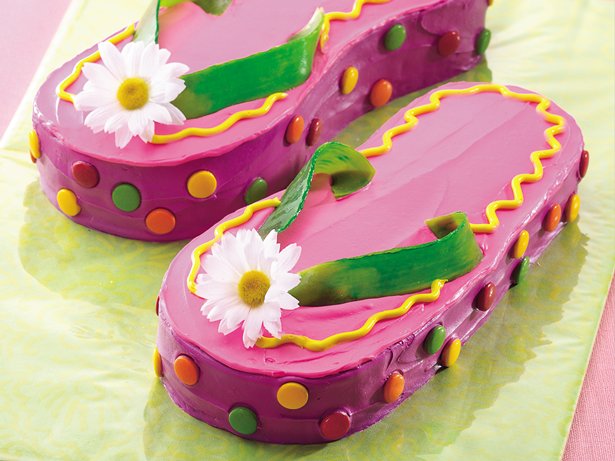 Summer Flip Flop Birthday Cake