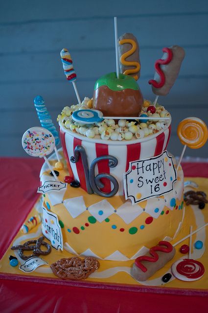 Sweet 16 Birthday Cake Themes