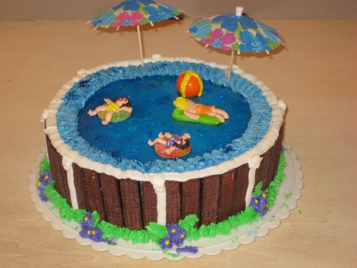 Swimming Pool Cake