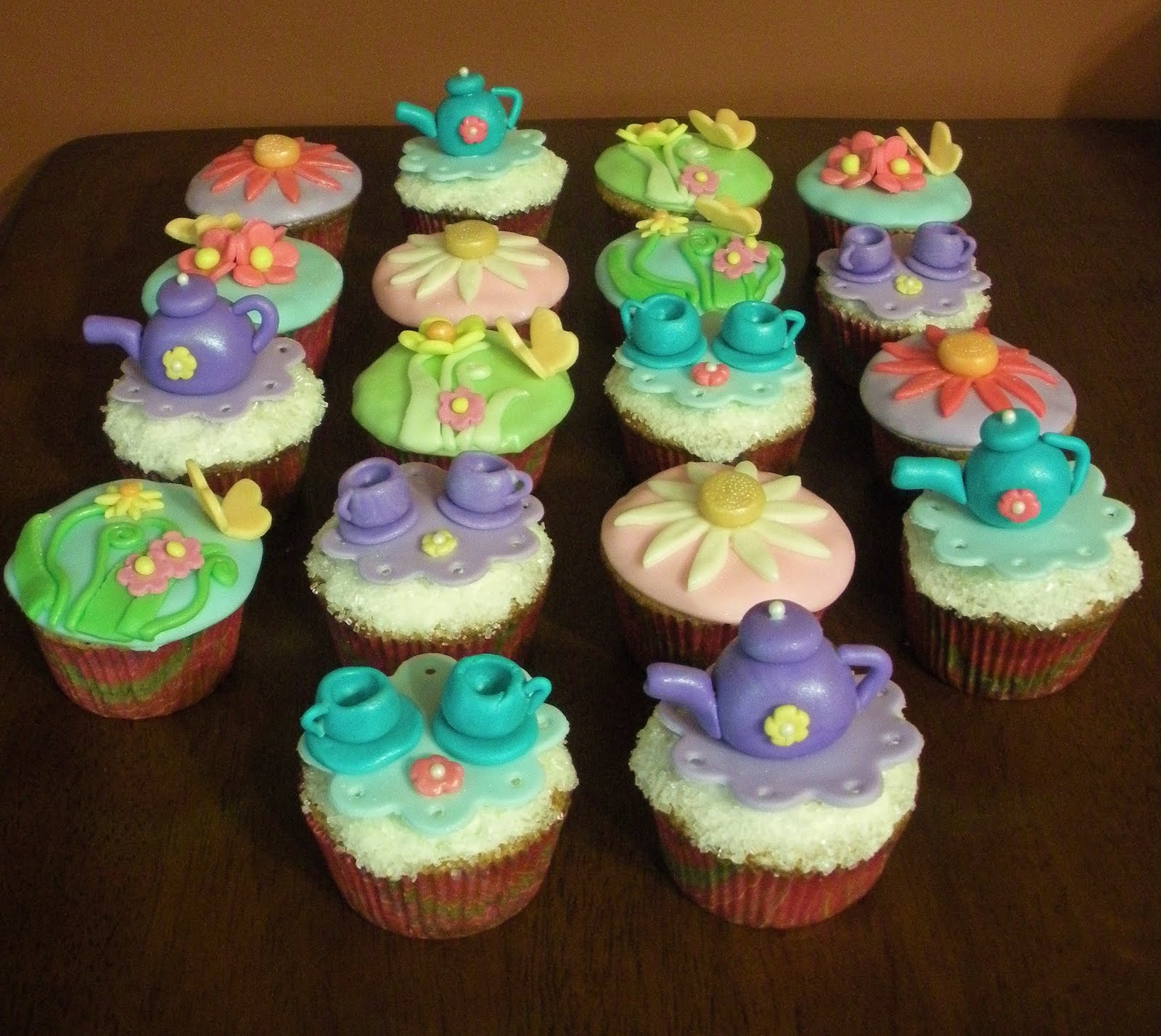 Tea Party Cupcake Ideas