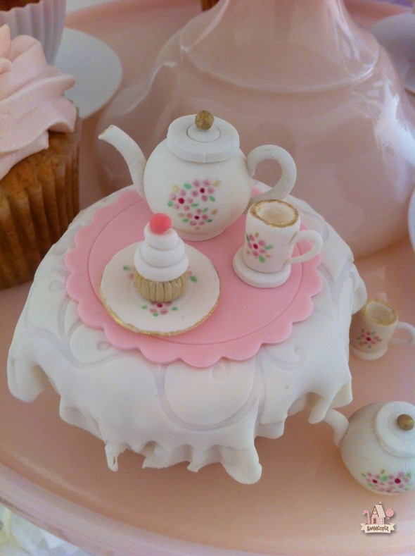Tea Party Cupcake Toppers Tea Party Cupcake Toppers
