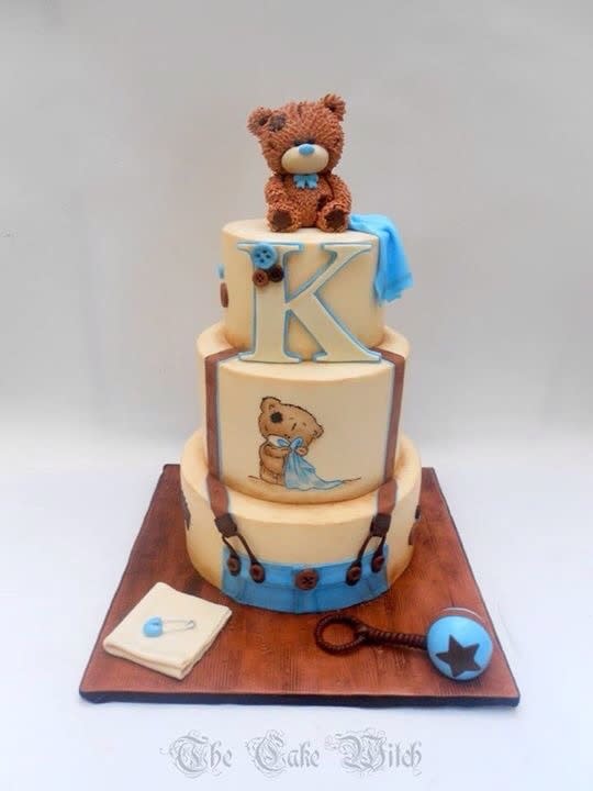 Teddy Bear Baby Shower Cake Boy Teddy Bear Baby Shower Cake Boy