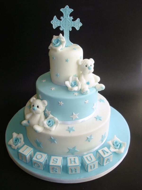 Teddy Bear Christening Cake Teddy Bear Christening Cake