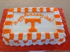 Tennessee Birthday Cake